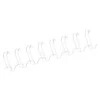 Fellowes - 130 anneaux de reliure en métal - 12 mm - jusqu'à 100 feuilles - blanc