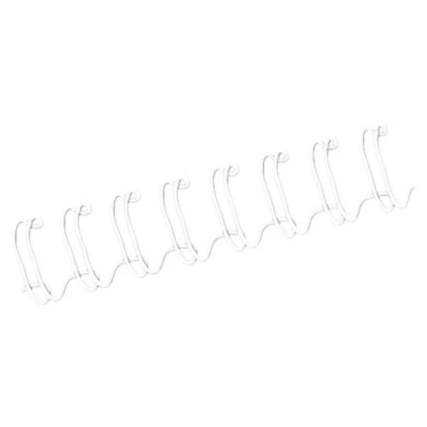 Fellowes - 130 anneaux de reliure en métal - 12 mm - jusqu'à 100 feuilles - blanc