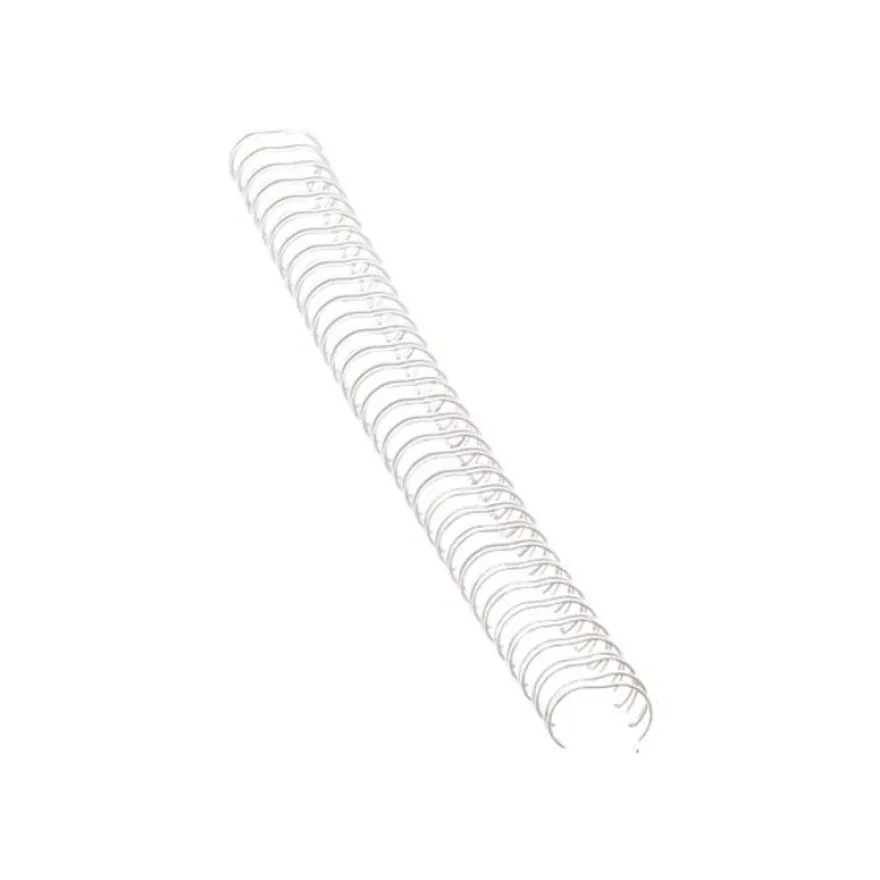Fellowes - 100 anneaux de reliure en métal - 14 mm - jusqu'à 130 feuilles - blanc