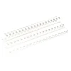 Fellowes - 50 anneaux de reliure en plastique - 45 mm - jusqu'à 410 feuilles - blanc