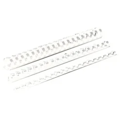 Fellowes - 100 anneaux de reliure en plastique - 16 mm - jusqu'à 120 feuilles - blanc