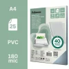 Fellowes - 25 couvertures à reliure A4 (21 x 29,7 cm) - plastique 180 microns - transparent