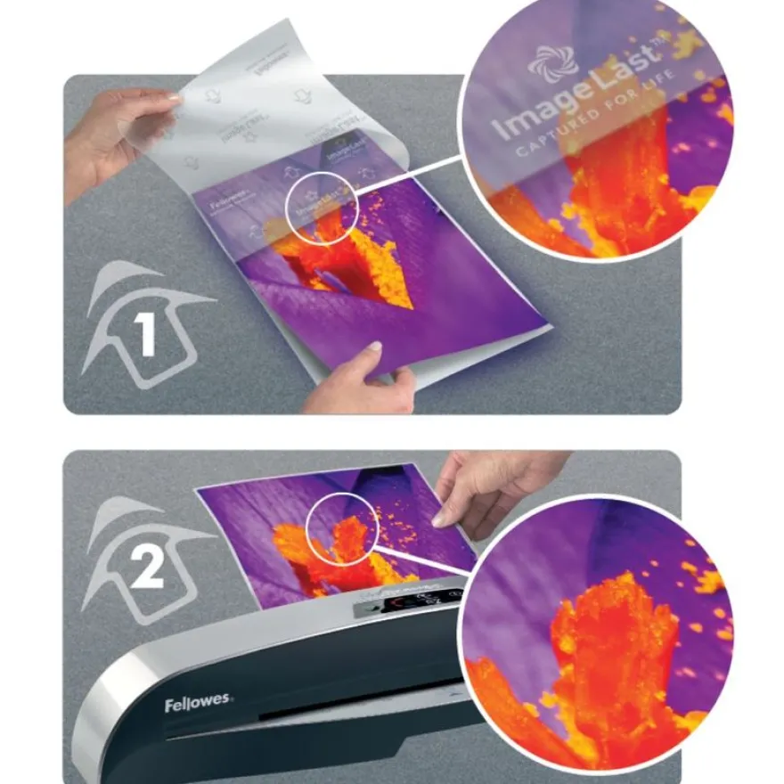 Fellowes - 100 pochettes de plastification A3 (303 x 426 mm) - 125 microns - brillantes