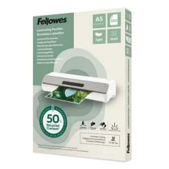 Fellowes - 100 pochettes de plastification A5 - recyclé - mates