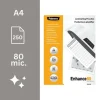 Fellowes - 250 pochettes de plastification A4 (216 x 303 mm) - 80 microns - brillantes