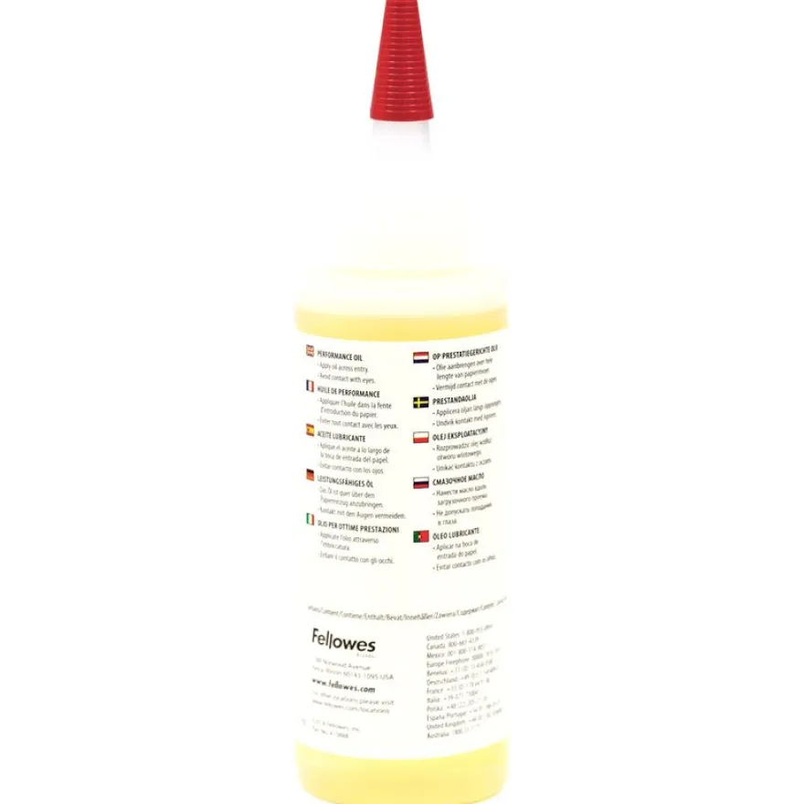 Fellowes - Huile lubrifiante pour destructeurs - 120ml