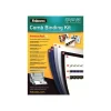 Fellowes - kit de démarrage de reliure A4 (21 x 29,7 cm) - pour 20 dossiers avec anneaux plastique 6mm (x5), 8mm (x10), 12mm (x5) jusqu'à 80 feuilles