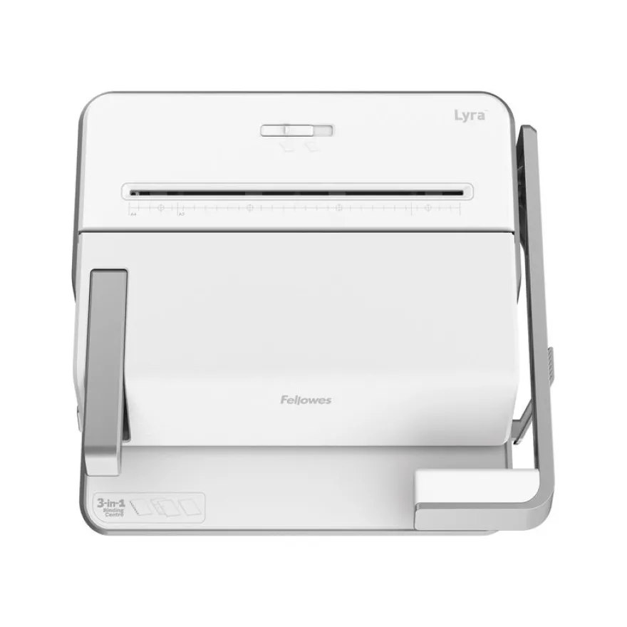 Fellowes Lyra 3-in-1 - machine à relier / relieuse perforeuse manuelle - perfore 30 feuilles - relie 300f