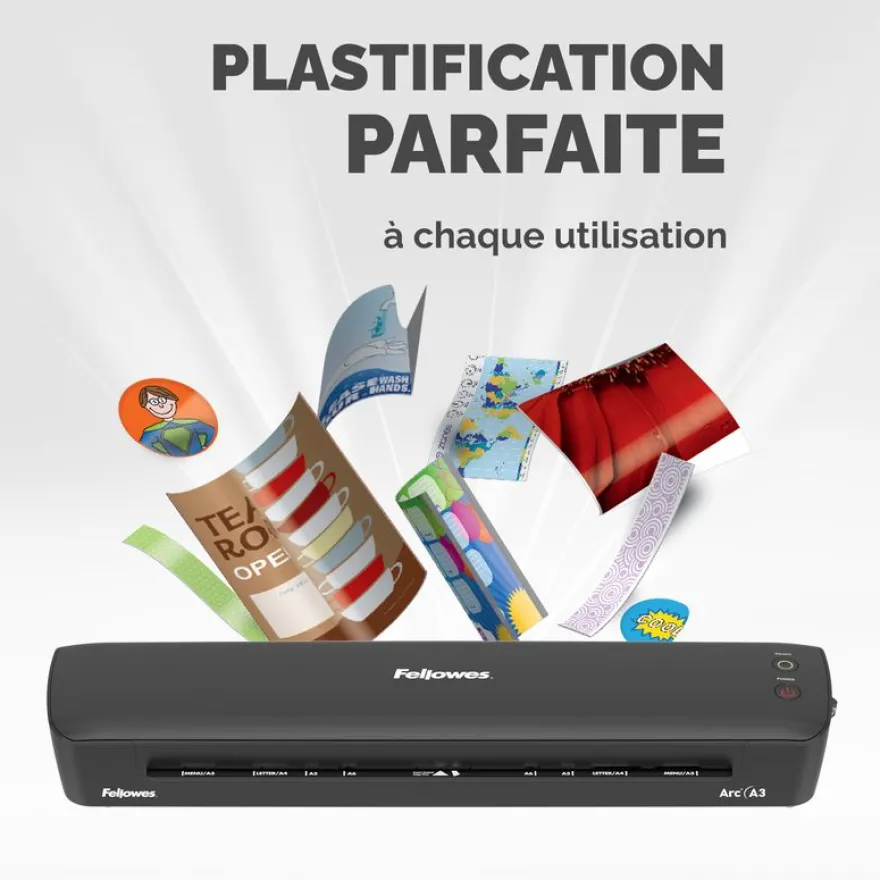 Fellowes - plastifieuse Arc A3 - Noir
