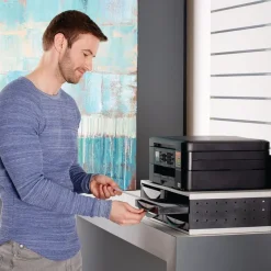 Fellowes - Support imprimante multi-rangement 4 tiroirs