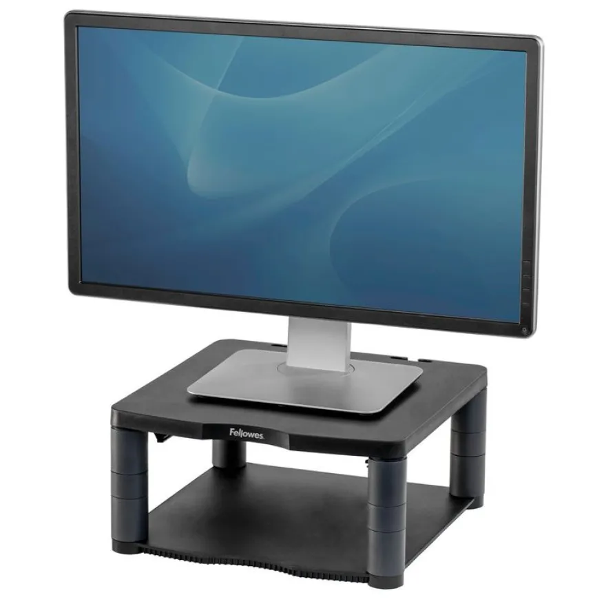 Fellowes - Support moniteur Premium - Gris foncé