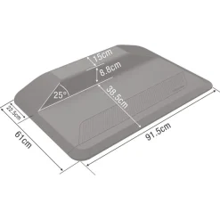 Fellowes Active Fusion - Tapis anti-fatigue pour solutions de travail assis-debout
