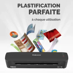 Fellowes Arc A4 - Plastifieuse A4 - jusqu'à 80 microns - anti-bourrage