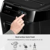 Fellowes AutoMax 200C - destructeur de documents coupe croisée - 200 feuilles - Corbeille 32 litres - anti-bourrage - destruction silencieuse