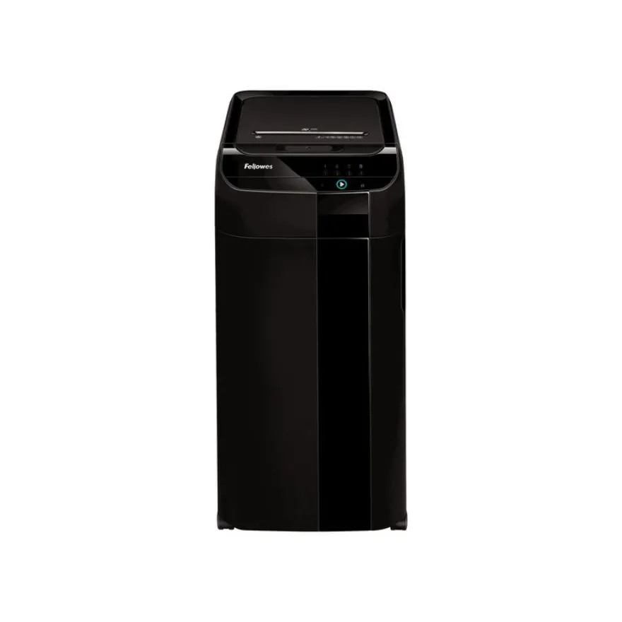 Fellowes AutoMax 450C - destructeur de documents coupe particules croisée - 450 feuilles - Corbeille 68 litres