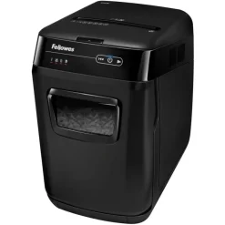 Fellowes AutoMax 150C - destructeur de documents coupe croisée - 150 feuilles - Corbeille 32 litres - anti-bourrage - destruction silencieuse