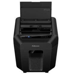Fellowes AutoMax 80M - Destructeur de documents - Particules - 80 feuilles - Corbeilles 17 litres - Hybride - Noir