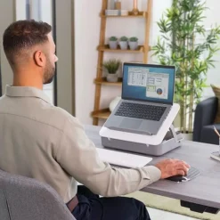 Fellowes Breyta - Malette de rangement + support pour ordinateur portable - blanc