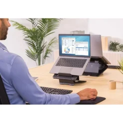 Fellowes Breyta - Support pour ordinateur portable jusqu'à 14" et 4kg - noir