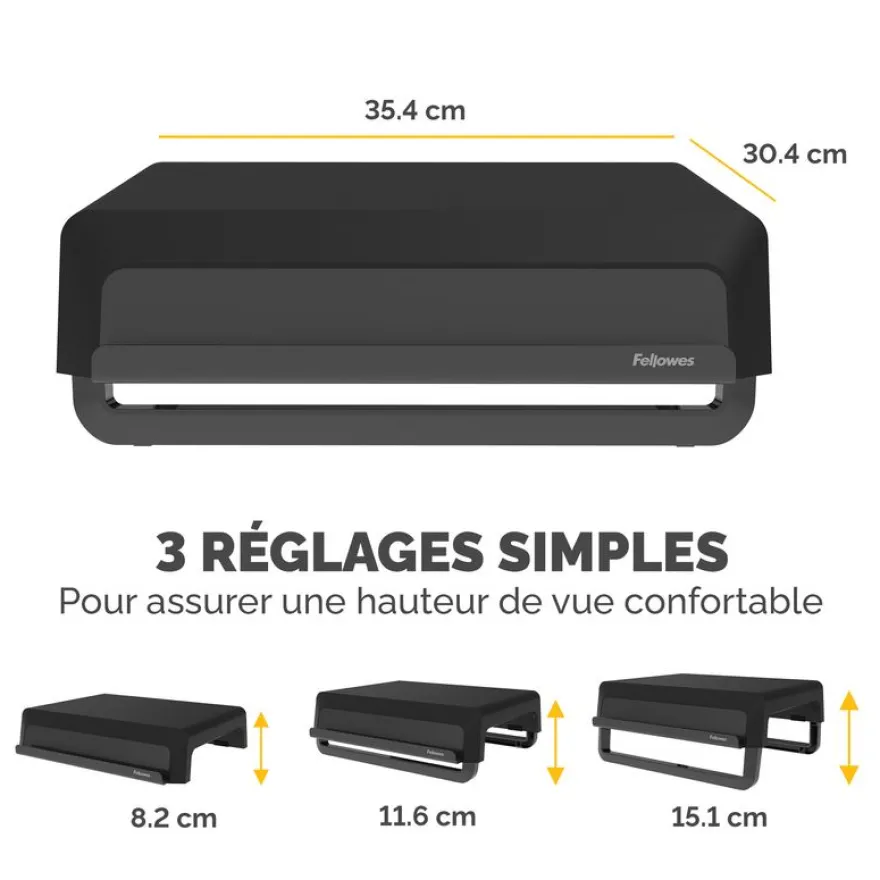 Fellowes Breyta - Support pour écran jusqu'à 15kg - noir