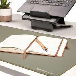 Fellowes Breyta - Tapis de bureau -Sous-main - 80 x 40 cm - vert sauge