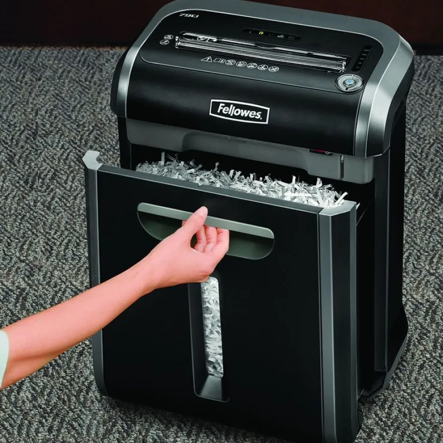 Fellowes 79ci - destructeur de documents coupe croisée - 16 feuilles - Corbeille 23 litres