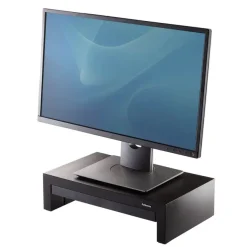 Fellowes Designer Suites - Support pour écran jusqu'à 21'' - réglable en hauteur - avec rangement - surface antidérapante