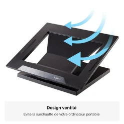 Fellowes Designer Suites - support pour ordinateur portable jusqu'à 17"