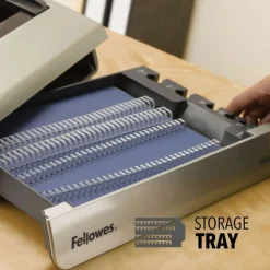 Fellowes Galaxy/Wire - machine à relier / relieuse perforeuse manuelle par anneaux métal - Perfore 15 feuilles - relie 130f