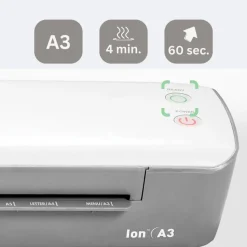 Fellowes Ion A3 - Plastifieuse A3 - jusqu'à 125 microns