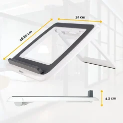 Fellowes I-Spire Series Quick Lift - support pour ordinateur portable - blanc