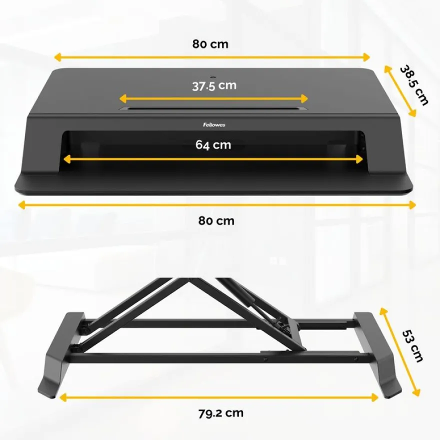 Fellowes Lotus LT - Station de travail assis-debout - noir