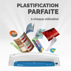 Fellowes Lunar + A3 - Plastifieuse A3 - de 80 à 125 microns - bleu