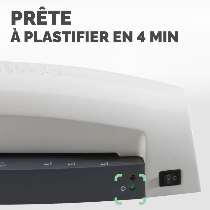 Fellowes Lunar A4 - Plastifieuse A4 - de 80 et 125 microns - anti-bourrage