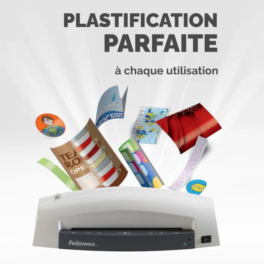 Fellowes Lunar A4 - Plastifieuse A4 - de 80 et 125 microns - anti-bourrage
