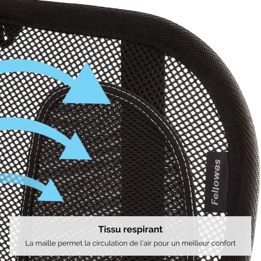 Fellowes Office Suites - Support dorsal en maille - compatible avec tout type de chaises