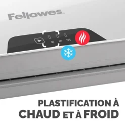 Fellowes Pixel - Plastifieuse A3 - de 80 à 125 microns, à chaud et à froid - anti-bourrage - temps de chauffe rapide