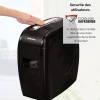 Fellowes Powershred 21Cs - destructeur de documents coupe croisée - 12 feuilles - Corbeille 15 litres - sécurité SafeSense