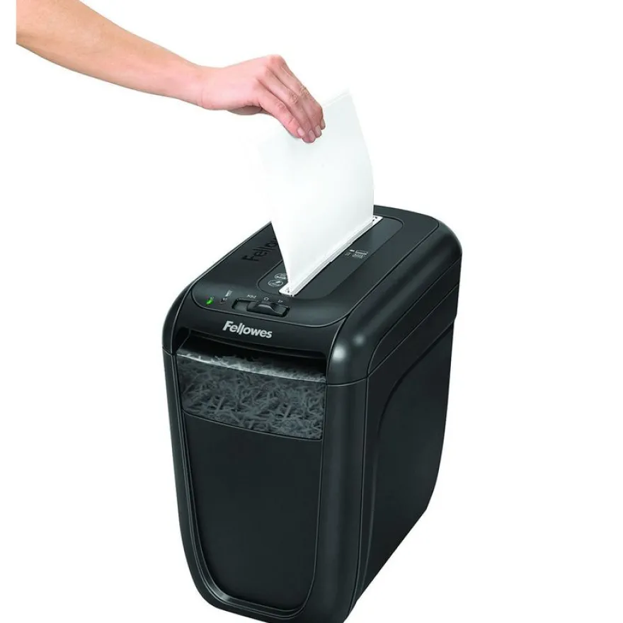 Fellowes Powershred 60CS - destructeur de documents coupe croisée - 10 feuilles - Corbeille 22 litres