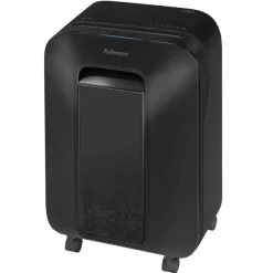 Fellowes Powershred LX201 - destructeur de documents coupe croisée microparticules - 12 feuilles - Corbeille 22 litres - noir