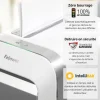 Fellowes Powershred LX221 - destructeur de documents coupe croisée microparticules - 20 feuilles - Corbeille 30 litres - blanc
