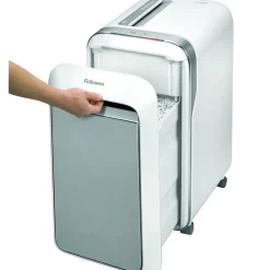 Fellowes Powershred LX221 - destructeur de documents coupe croisée microparticules - 20 feuilles - Corbeille 30 litres - blanc