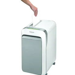 Fellowes Powershred LX221 - destructeur de documents coupe croisée microparticules - 20 feuilles - Corbeille 30 litres - blanc