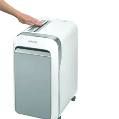 Fellowes Powershred LX221 - destructeur de documents coupe croisée microparticules - 20 feuilles - Corbeille 30 litres - blanc