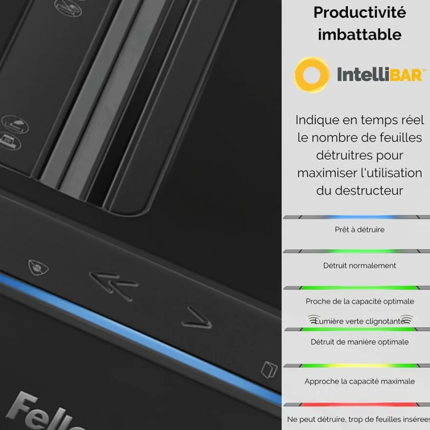 Fellowes Powershred LX221 - destructeur de documents coupe croisée microparticules - 20 feuilles - Corbeille 30 litres - noir