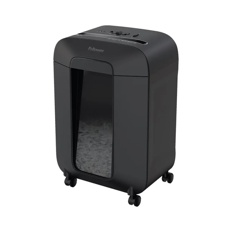 Fellowes Powershred LX85 - destructeur de documents coupe croisée - 12 feuilles - Corbeille 19 litres - sécurité SafeSense