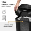 Fellowes Powershred LX41 - Destructeur de documents mini-cut - 8 feuilles - Corbeille 17 litres