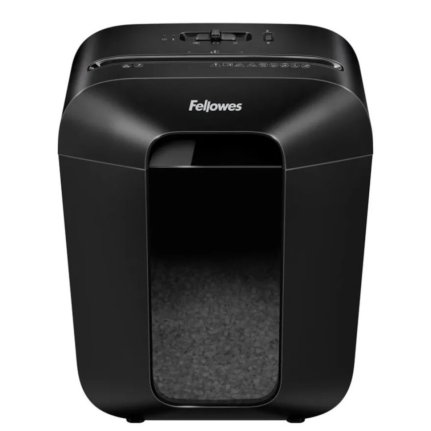 Fellowes Powershred LX41 - Destructeur de documents mini-cut - 8 feuilles - Corbeille 17 litres