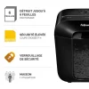Fellowes Powershred LX25 - Destructeur de documents coupe croisée - 6 feuilles - Corbeille 11,5 litres
