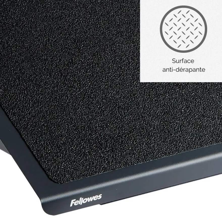 Fellowes Professional Series - Repose-pieds inclinable en hauteur - structure métallique - surface anti-dérapante